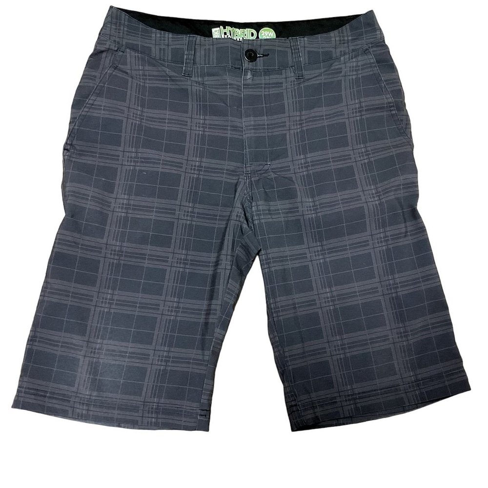 BKE Hybrid Short Trunks 29 x 23 Gray Standard Fit Casual to Pool Beach Mens